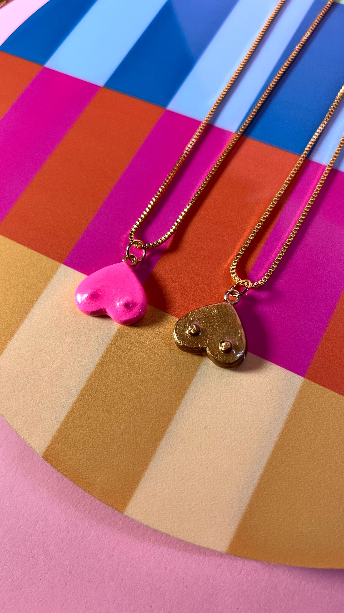 Heart Boob Necklace