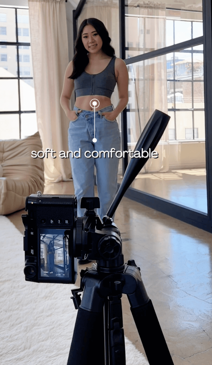 Wilderness – Front Closure Bralette, Gray