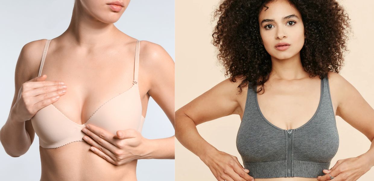 Front-Closure vs. Pullover Mastectomy Bras