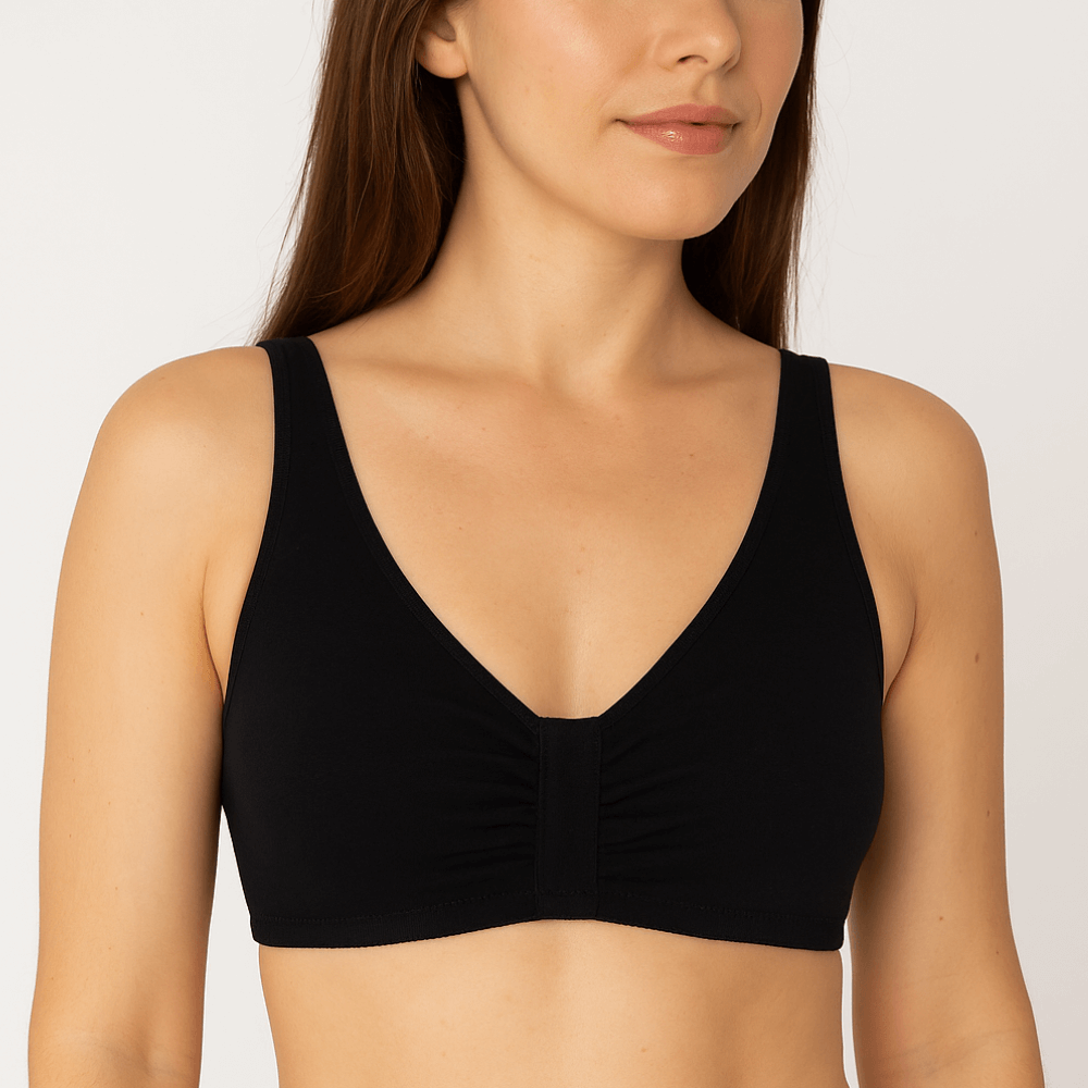 Ease Cotton Front Closure Bra for Mastectomy Lumpectomy Reconstruction