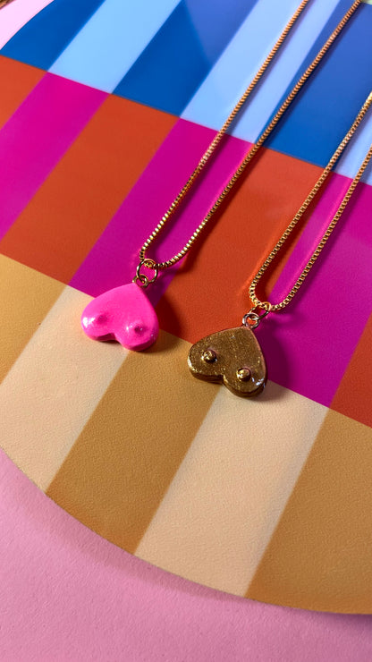 Heart Boob Necklace