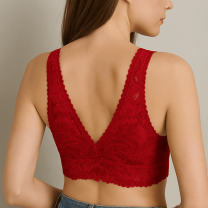 Lily Soft Lace Bralette for Mastectomy Lumpectomy Reconstruction