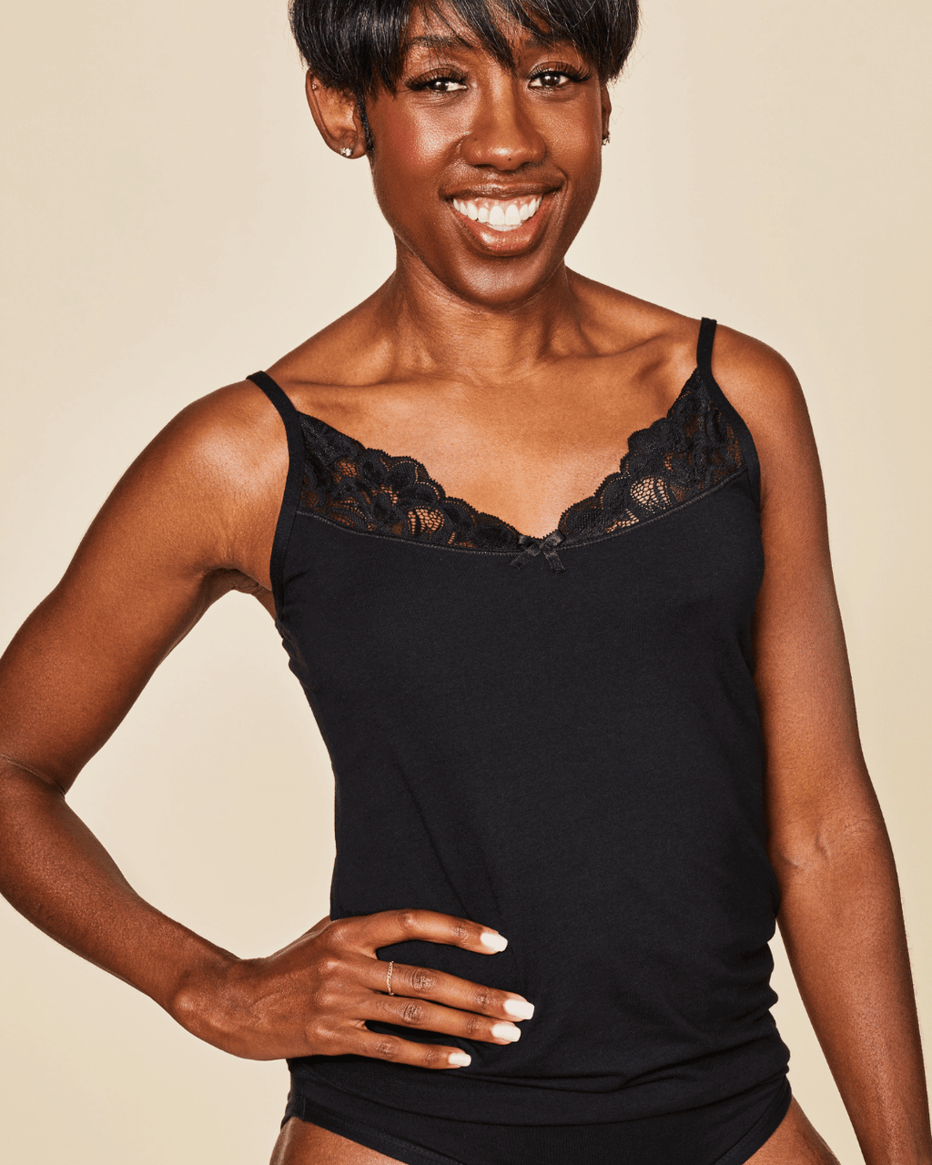 🎁 Luna Lace - Cotton Cami (100% off)